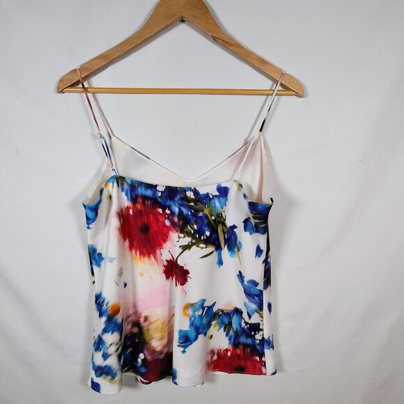Club Monaco Women's Medium Kora White Floral Cami Top NWT - Picture 2 of 8